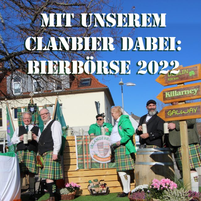 Die Irlandfreunde Leverkusen auf der Bierbörse mit eigenem Clanbier